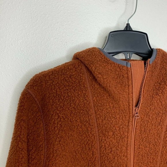 Madewell Polartec Fleece Quarter Zip Hoodie Jacket - Picture 3 of 11